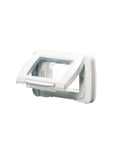 GEW GW22461 - PLACCA STAGNA 4P.BIANCO NUVOLA TOP SYST.